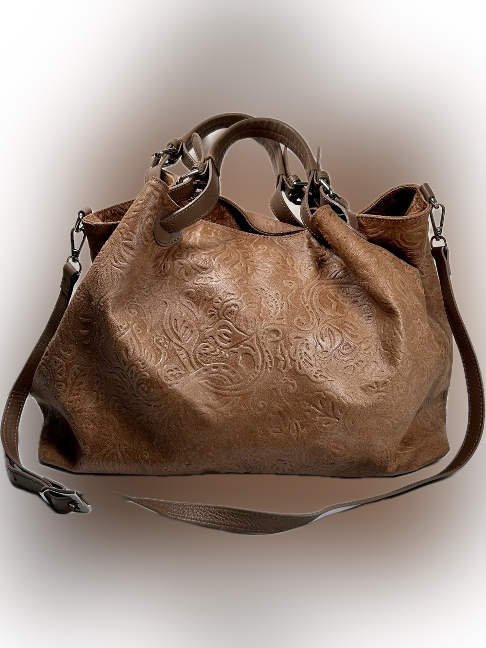 Leather Viola Gigli Handbag Designer Purse Crossbody